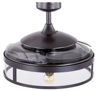 FANAWAY 212927 - LED mennyezeti ventilátor CLASSIC 3xE27/4W/230V fekete + DO