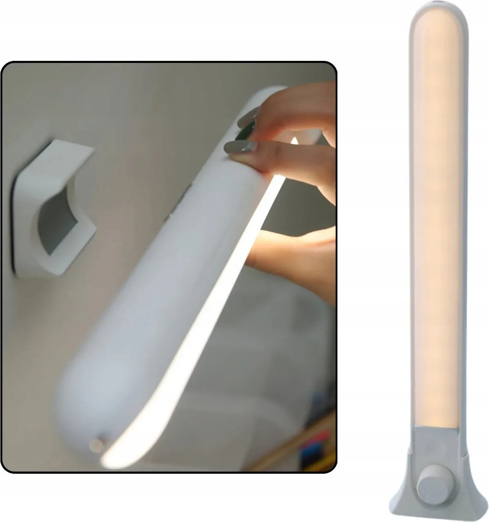 LED-es lámpa asztali falra szerelhető szerszám nélküli szerelés