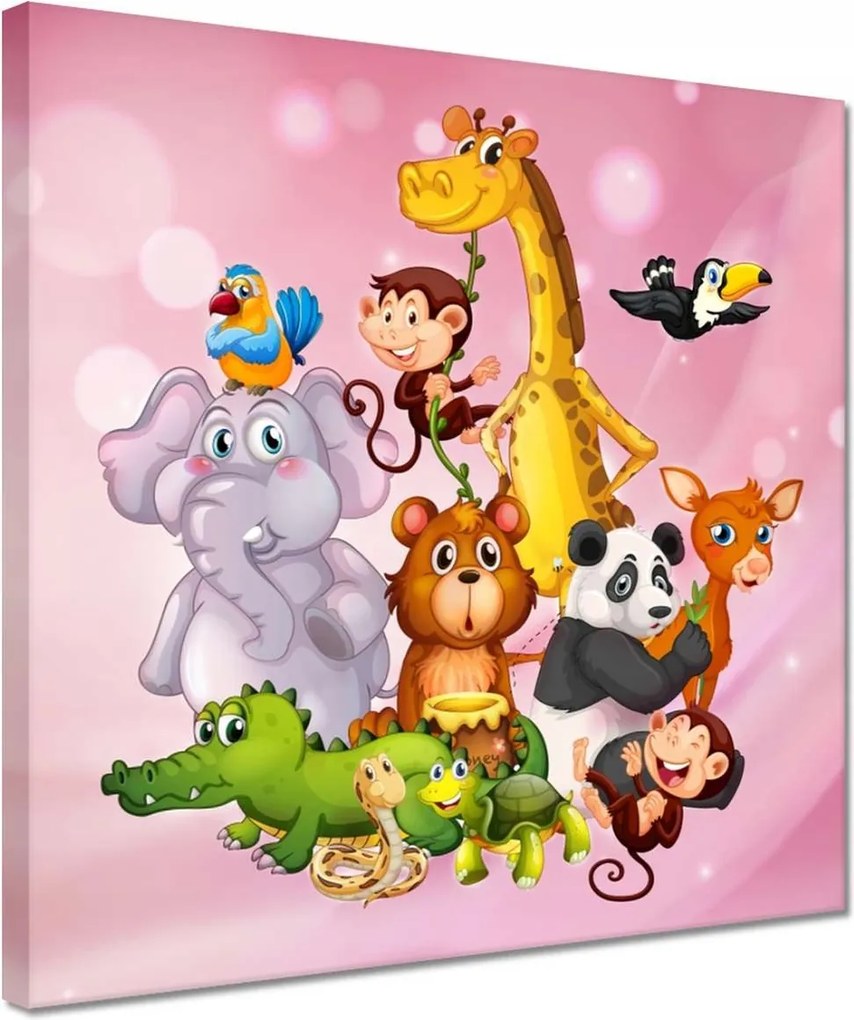 Vászonkép 30x30 Trópusok kislánynak