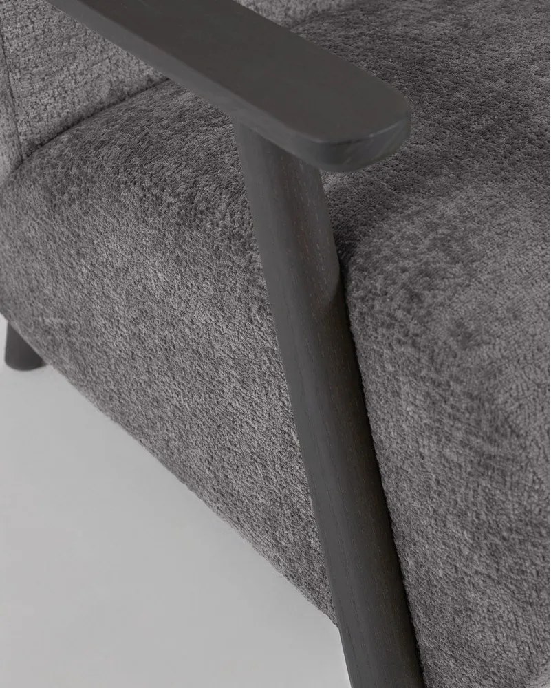 Szürke fotel Meghan - Kave Home