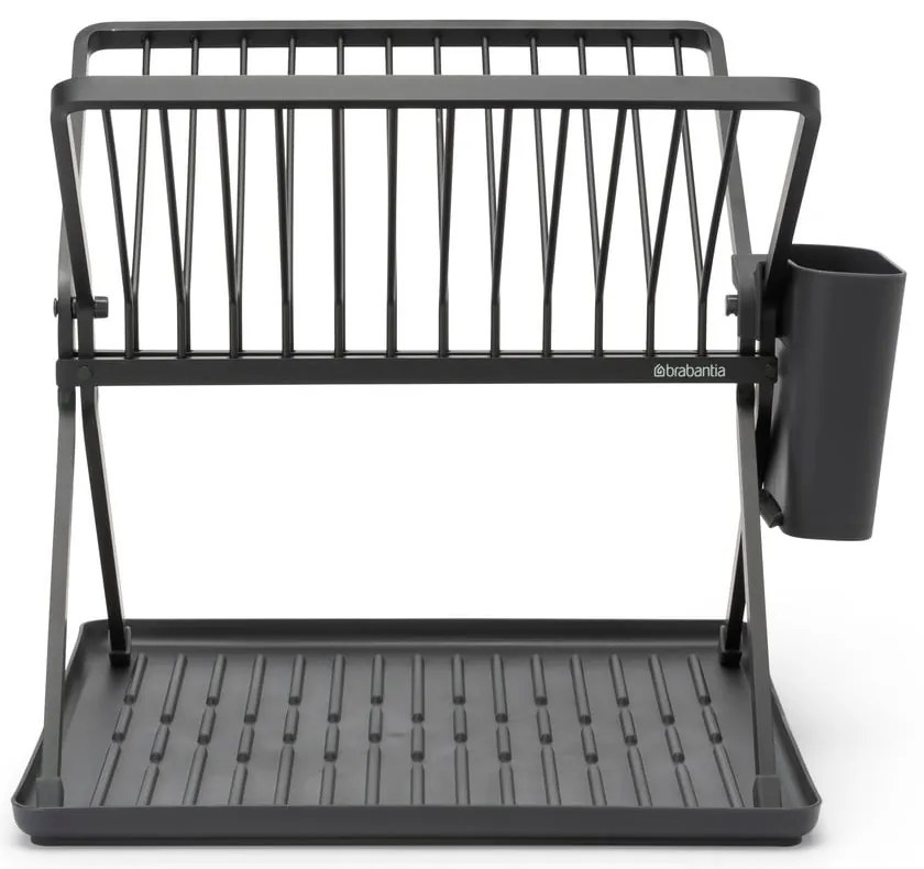 Sötétszürke fém kétszintes edényszárító 37x33 cm – Brabantia