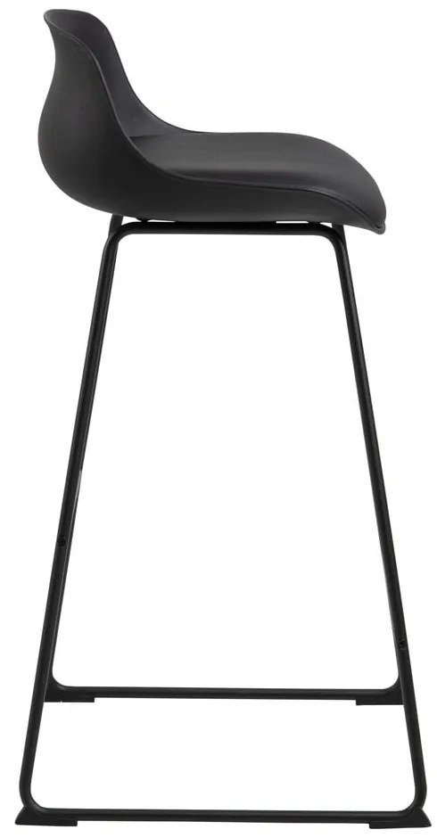 Fekete bárszék (ülésmagasság 76 cm) Tina – Actona