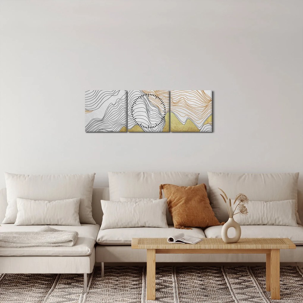 Kép - Díszítés III. (órával) (90x30 cm)