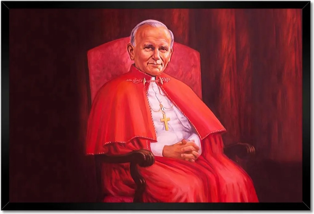 Poszterek keretben 60x40 II. János Pál pápa