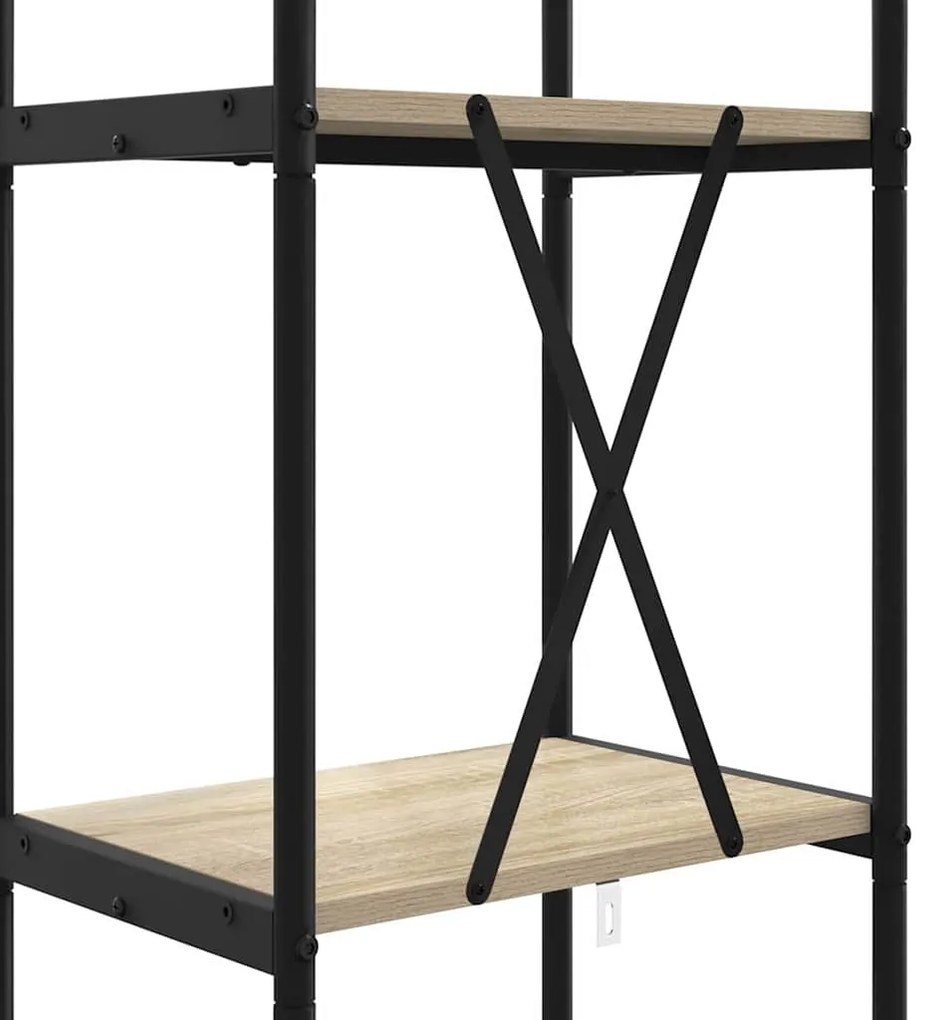 Könyvespolc sonoma tölgy 40 x 30 x 146 cm Faanyag