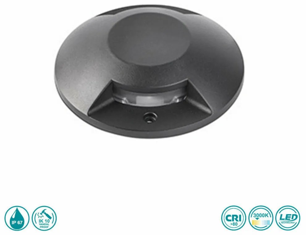 FARO 70286 LOTH Kültéri Talajba Építhető Lámpa LED IP67