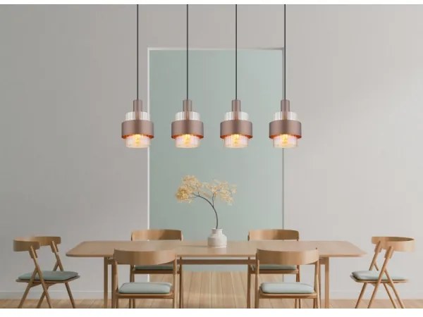 Globo 15560-4HA - Csillár zsinóron MILLEY 4xE27/60W/230V