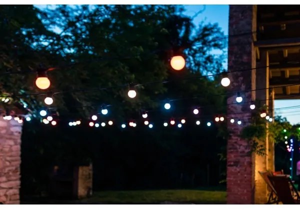 Twinkly TWF020STP-BEU - LED RGB kültéri dekoratív lánc 20xLED 14m IP44 Wi-Fi