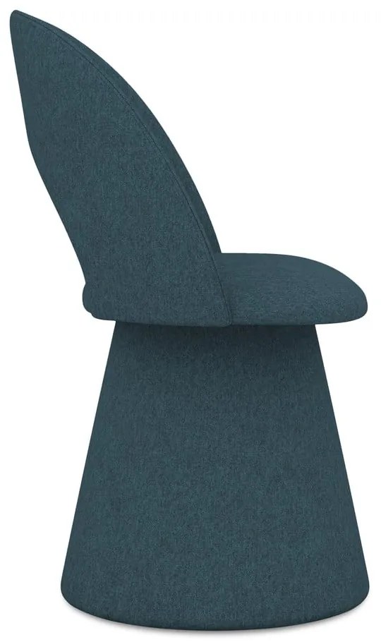 Petróleum színű kárpitozott étkezőfotel Kalo – Makamii