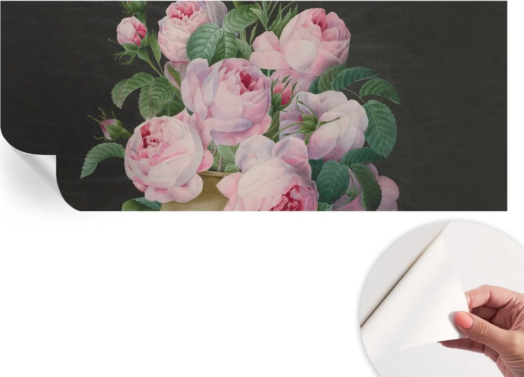 Öntapadós tapéta Falfestmény Prémium Virágos elegancia 250x104 cm