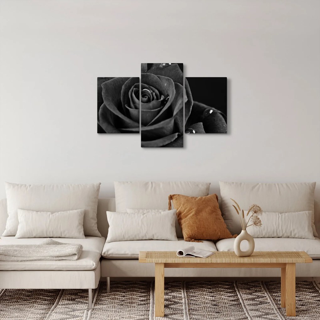 Kép - Bíborvörös rózsa (90x60 cm)