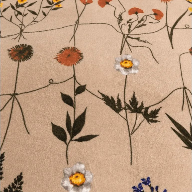 HERBAR bézs mikroplüss ágyneműhuzat Ágyneműhuzat mérete: 70 x 90 cm | 140 x 200 cm