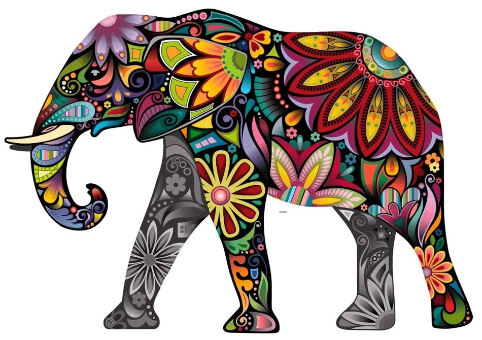 India Elephant falmatrica, 60 x 85 cm - Ambiance