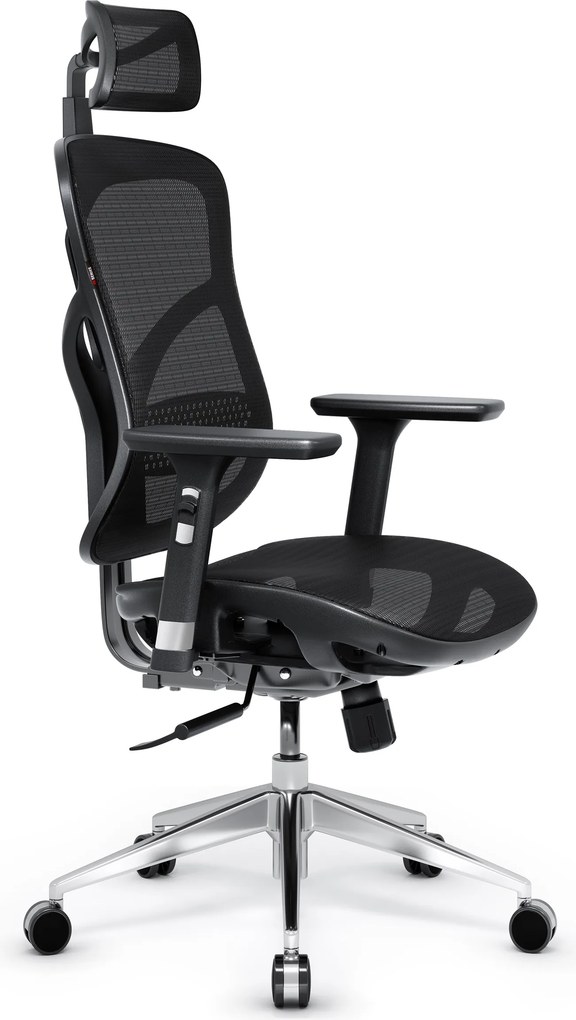 Ergonomikus hálós irodai szék fekete: Diablo V-Basic