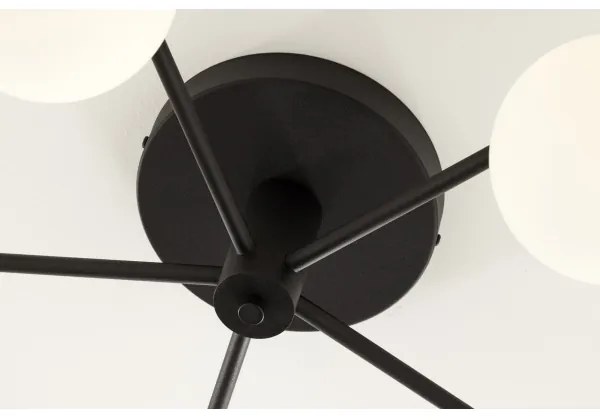 Jupiter 2049 - Felületre szerelhető csillár PRATO 5xG9/14W/230V fekete/fehér