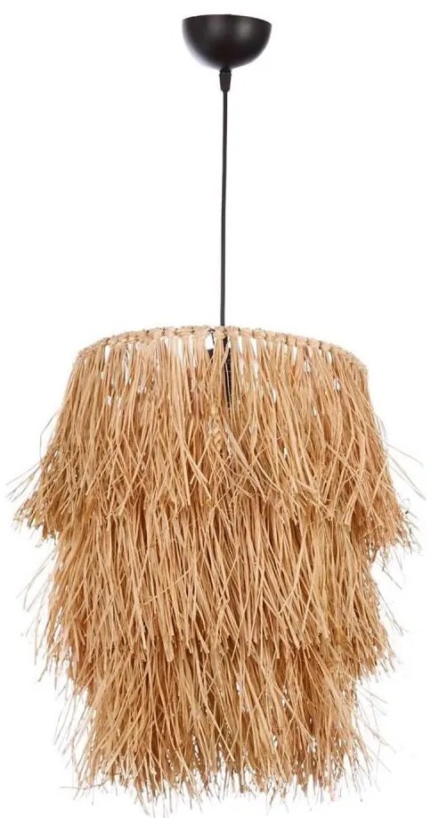 Kábelre függeszthető TASSEL függőlámpa 1xE27/40W/230V raffia