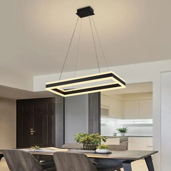 LED állítható fényerejű csillár kábellel LED/80W/230V 3000-6500K + DO