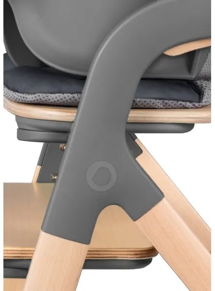 Lionelo - 3 az 1-ben MEGAN gyerek etetőszék, szürke fa