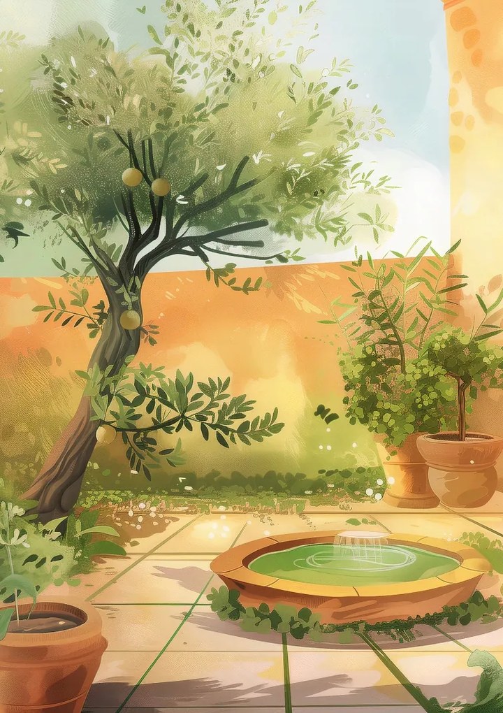 Poszter 59,4x84,1cm Napsütéses nap