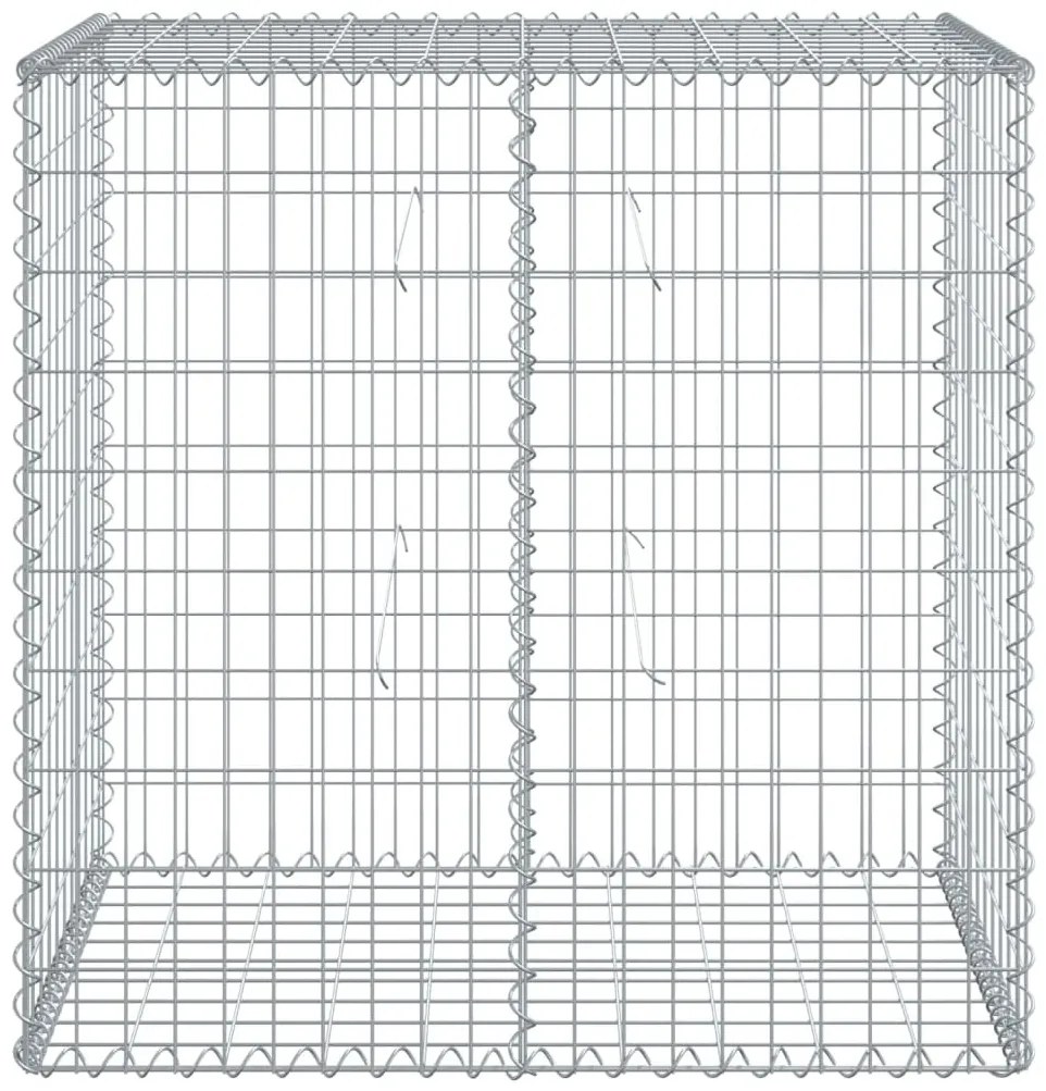 horganyzott vas gabion kosár fedéllel 100 x 50 x 100 cm