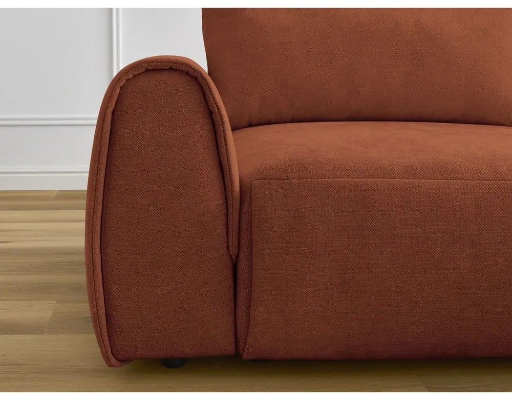 Narancssárga sarokkanapé Aden – Bobochic Paris