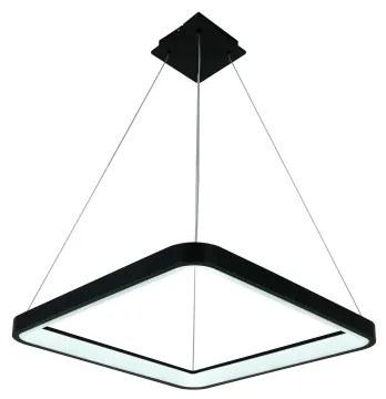 Brilagi - LED dimmelhető kábeles csillár FALCON SLIM LED/50W/230V 50x50 cm fekete + távirányító