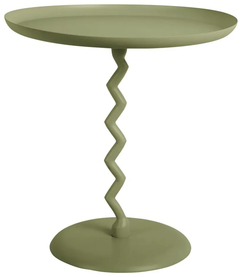 Fém kerek tárolóasztal ø 40 cm Zig Zag – Leitmotiv