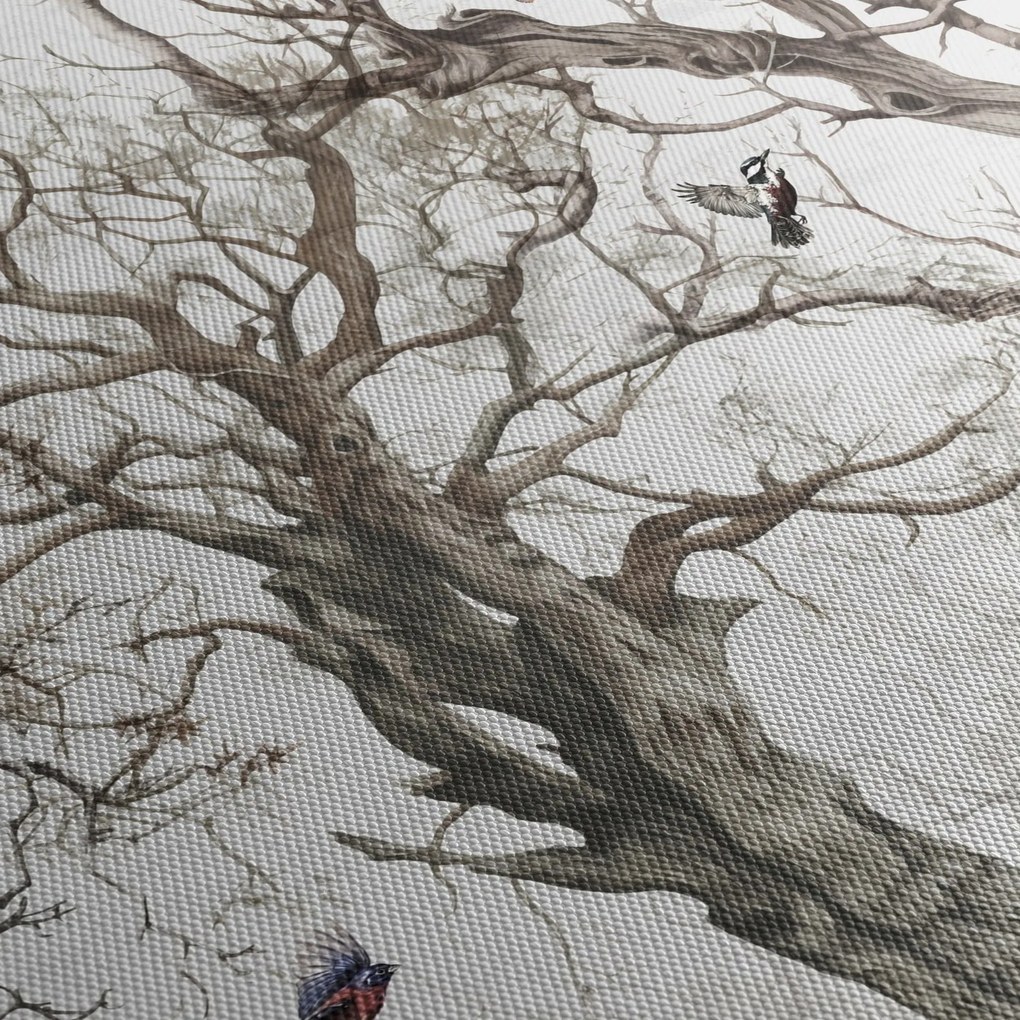 Kép - Erdei minta, rajz (120x50 cm)