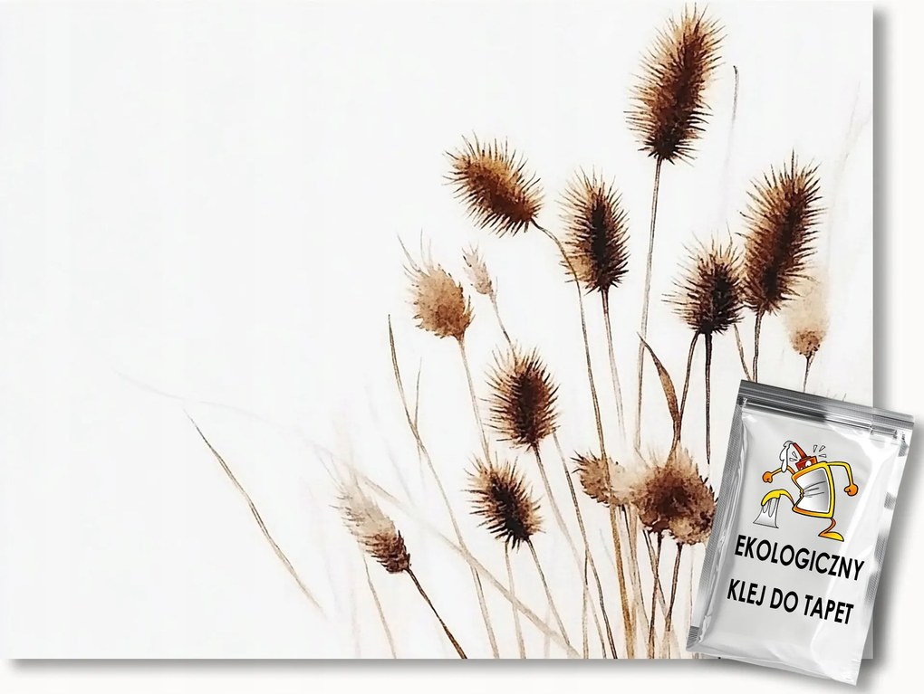 Fotótapéta Flizelina Természet Dekoráció Szárított Fű Szárított 254x184 ragasztó