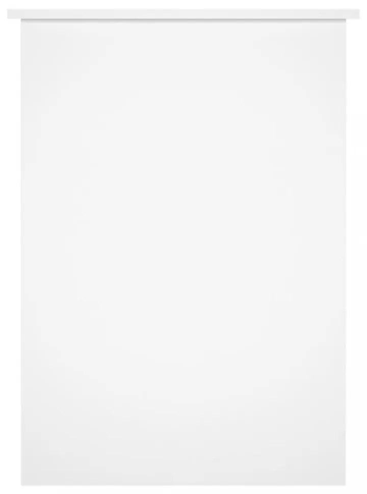 fehér szerelt fa íróasztal 100x55x75 cm