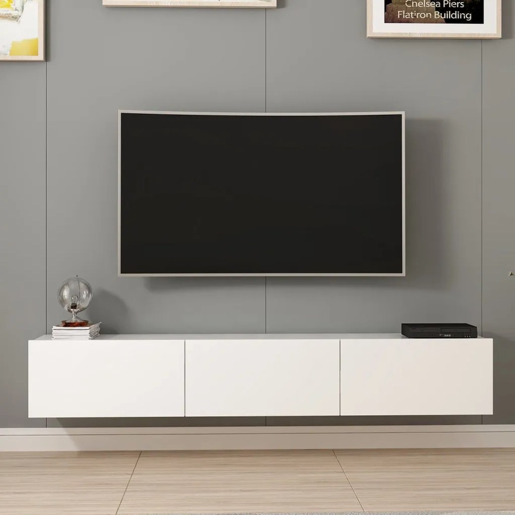Rigel - fehér TV-állvány
