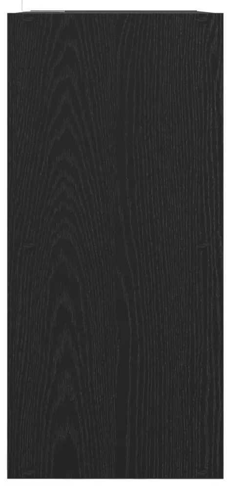 Könyvespolc Fekete Tölgy 68,5x32x68,5 cm Mérnöki Fa