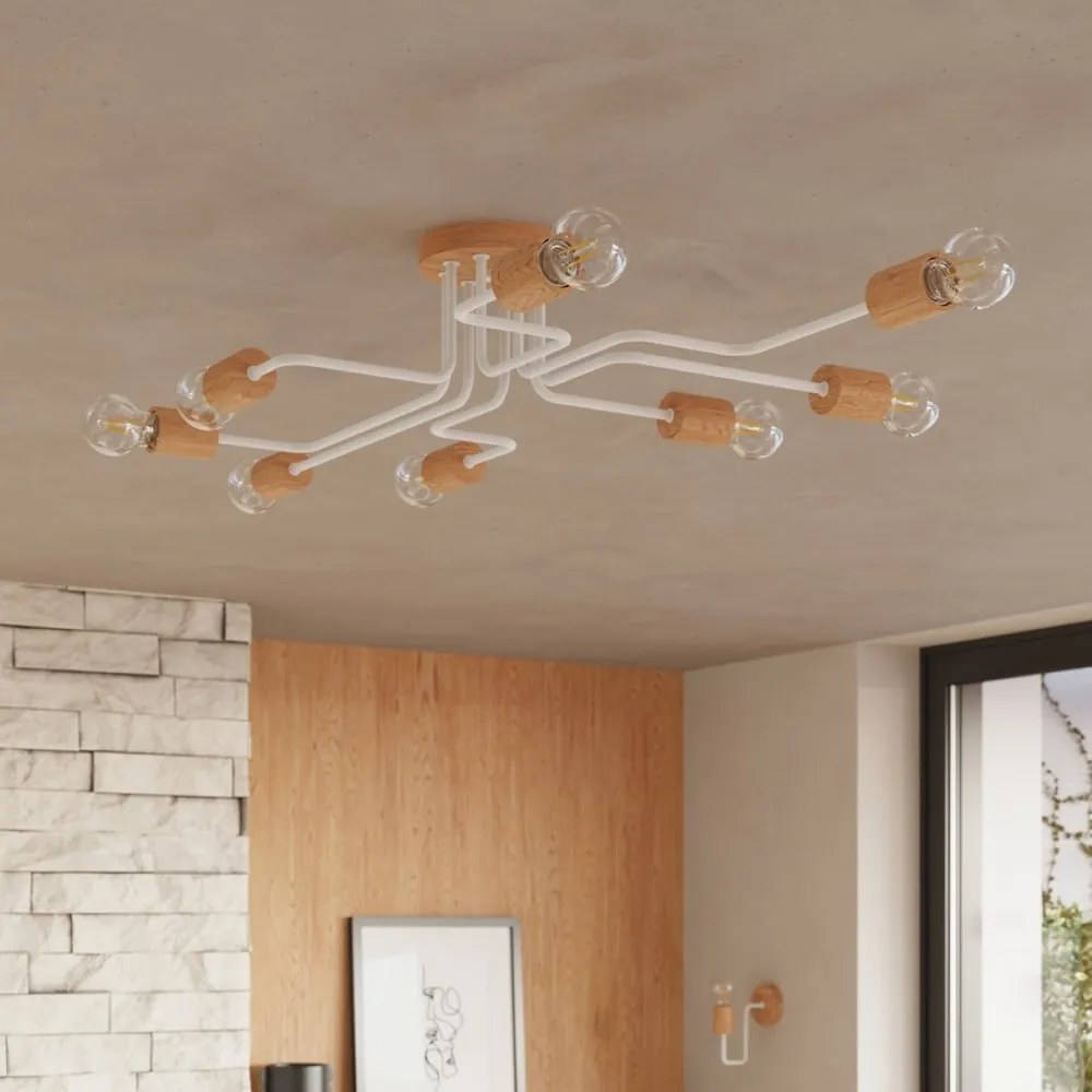 Natúr színű fali lámpa Dazzle – Sollux