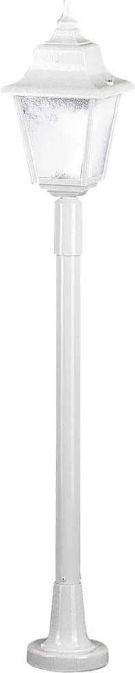 NOVOLUX 264K-G05X1A-01 Klasszikus Kültéri Állólámpa Fehér, Átlátszó E27 IP43
