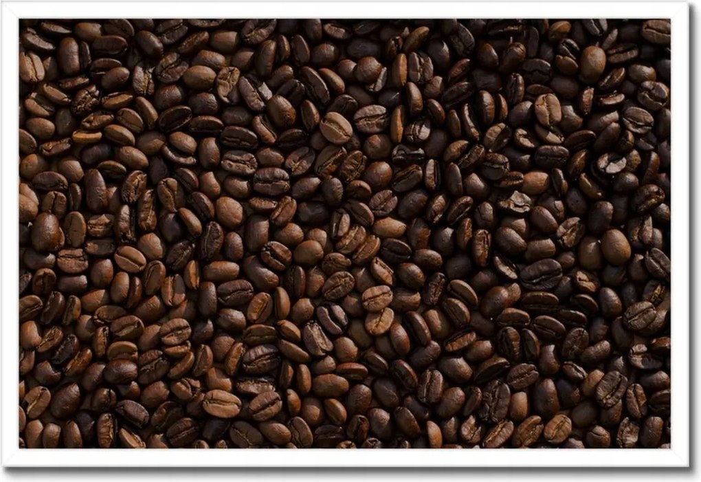 Poszterek keretben 60x40 Pörkölt kávébab