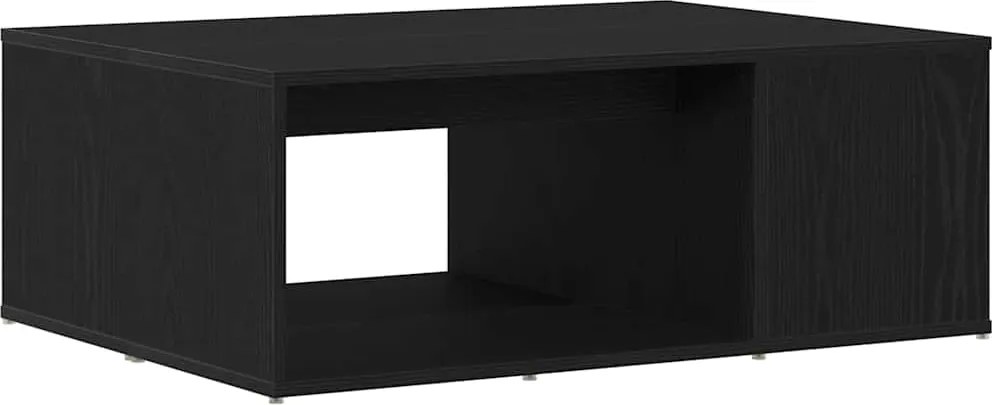 vidaXL Dohányzóasztal Fekete tölgy 90 x 67 x 33 cm Faanyag