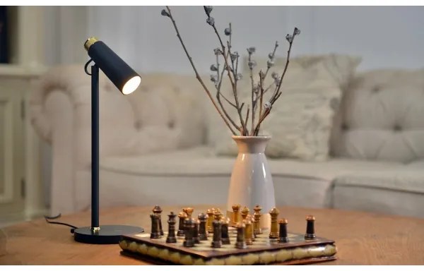 Immax 08991L- LED Dimmelhető asztali lámpa Qi töltővel TIT LED/12W/230V fekete