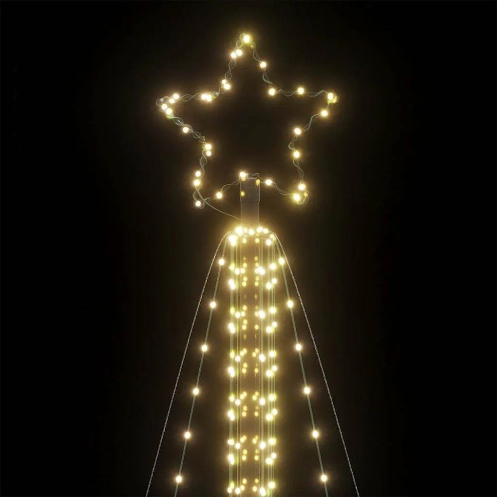 meleg fehér LED karácsonyfa 861 LED 478 cm