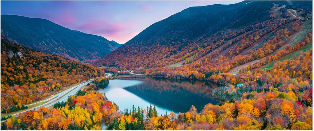 Kép - White Mountain, New Hampshire, USA (120x50 cm)
