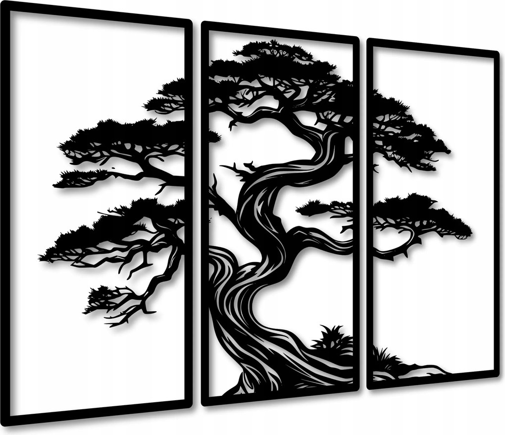 Vászonkép Áttört Fa 120x80 cm Nappali Képek Falikép Dekoráció