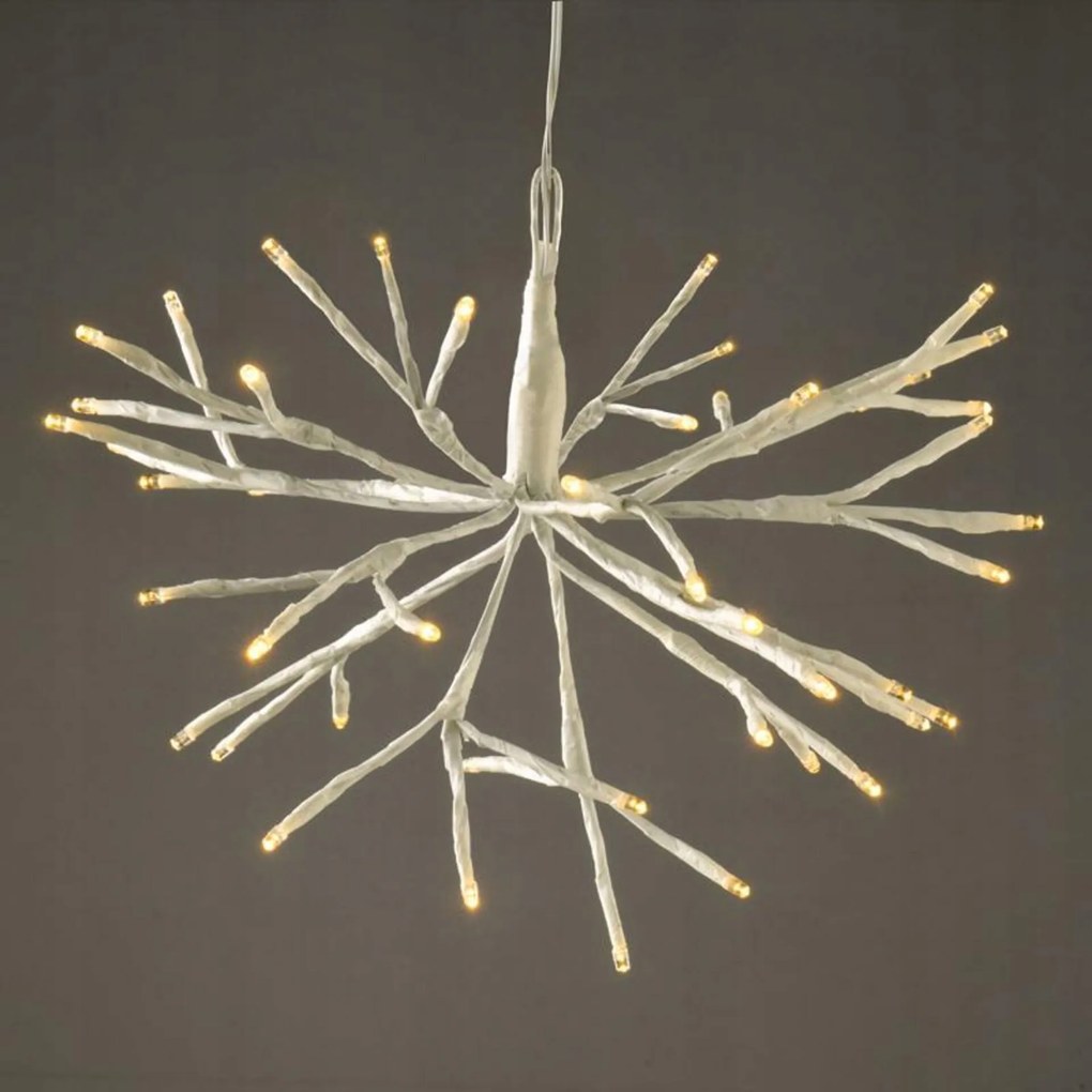 Aca Lighting függő dekorációs ágak 48 Led elemes 3xAA meleg fehér Ip