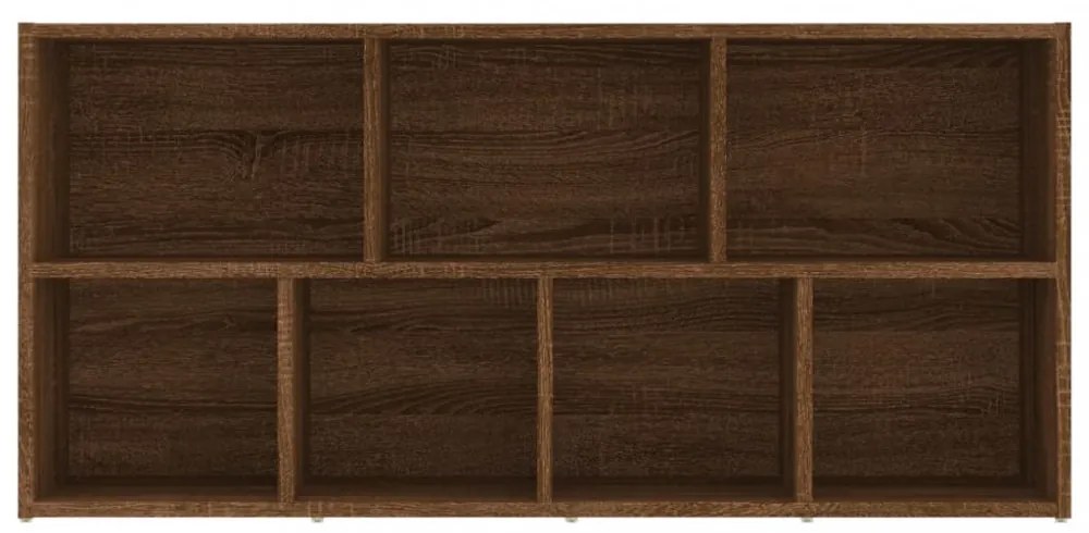 barna tölgy színű könyvszekrény 50 x 25 x 106 cm