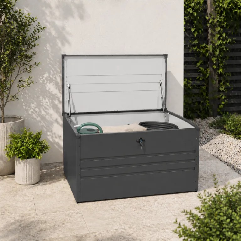 Furnigo Fém tároló doboz 590 L - antracit