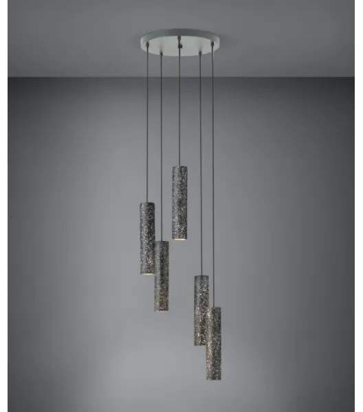 Eglo 39823 - LED Csillár zsinóron MENTALONA 5xGU10/4,5W/230V