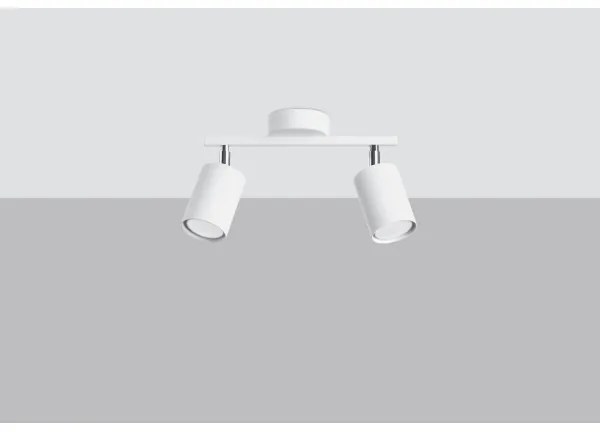 Sollux SL.1124 - Spotlámpa LEMMI 2xGU10/40W/230V fehér