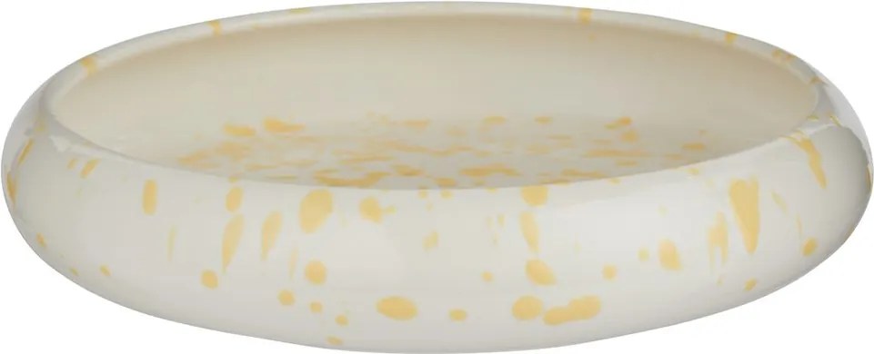 BOOGY SPLASH tésztás tányér 24 cm , sárga