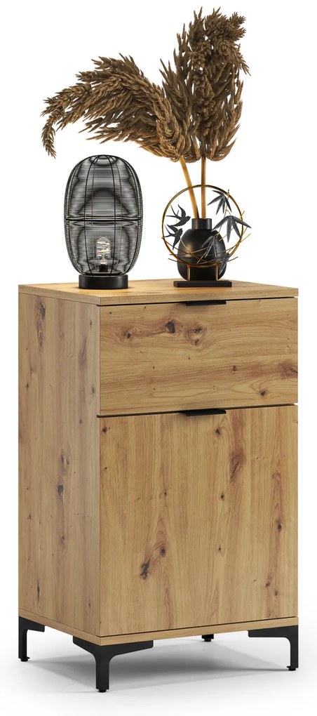 Mazzoni LANA K-50S komód Artisan Tölgy - FIÓKOS KOMÓD