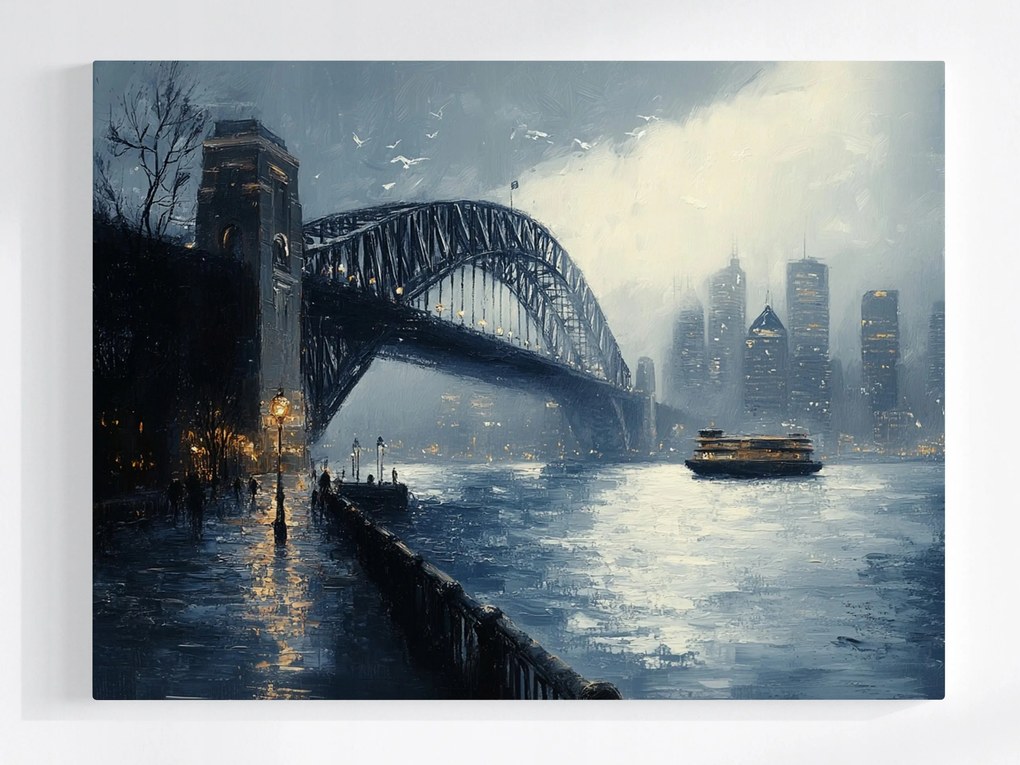 Poszter Város Sydney Ausztrália Híd Harbour Bridge 100x75