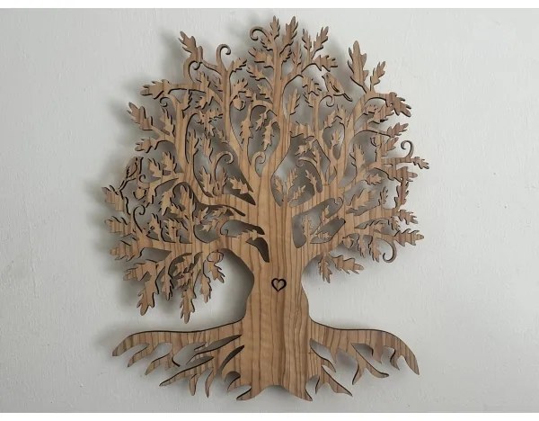 Li-Go 5747/DUB2 - LED fali dekoráció LED/10W/230V 45x55 cm tölgy