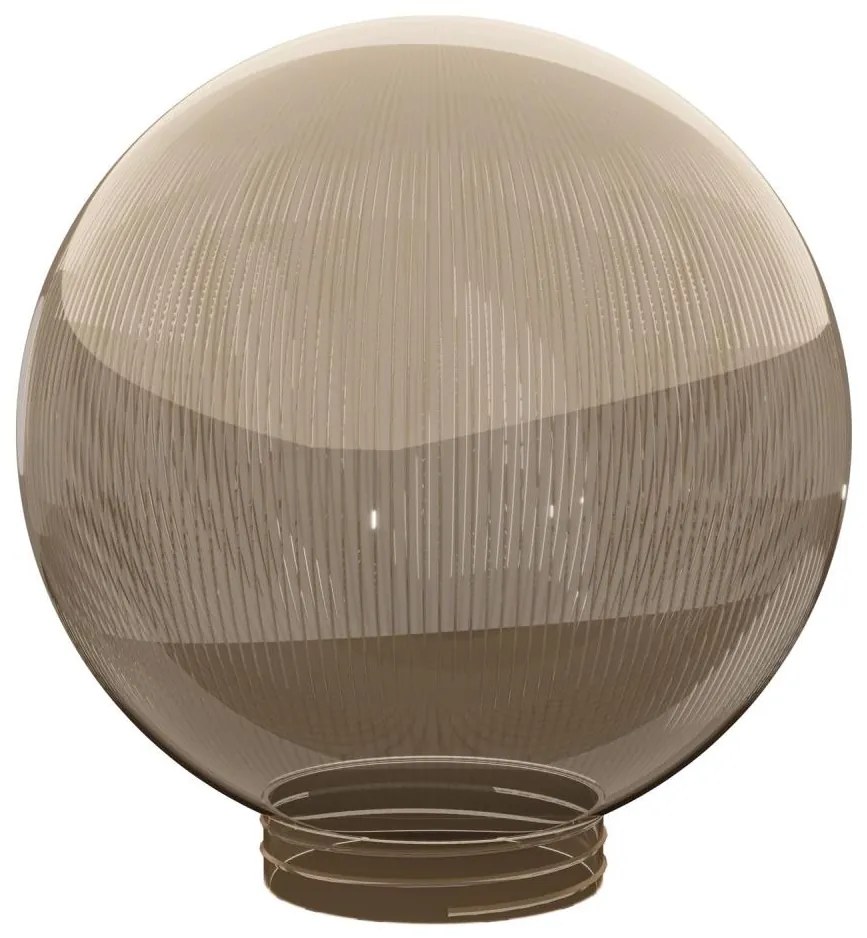 Cserebúra fali lámpához PARK E27 átm. 20 cm füstös prizma